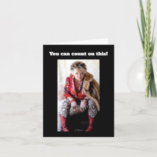 Humorously making a mistake card