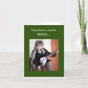 Humorously making long Irish stories short Card