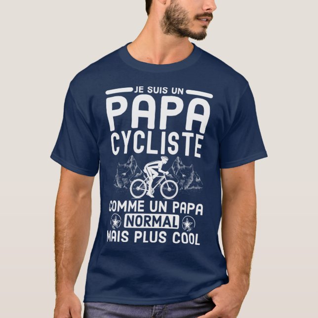 Humou Papa cyclist T-Shirt (Front)