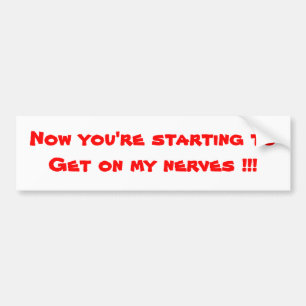 Humour bumper stickers-do not tailgate sticker