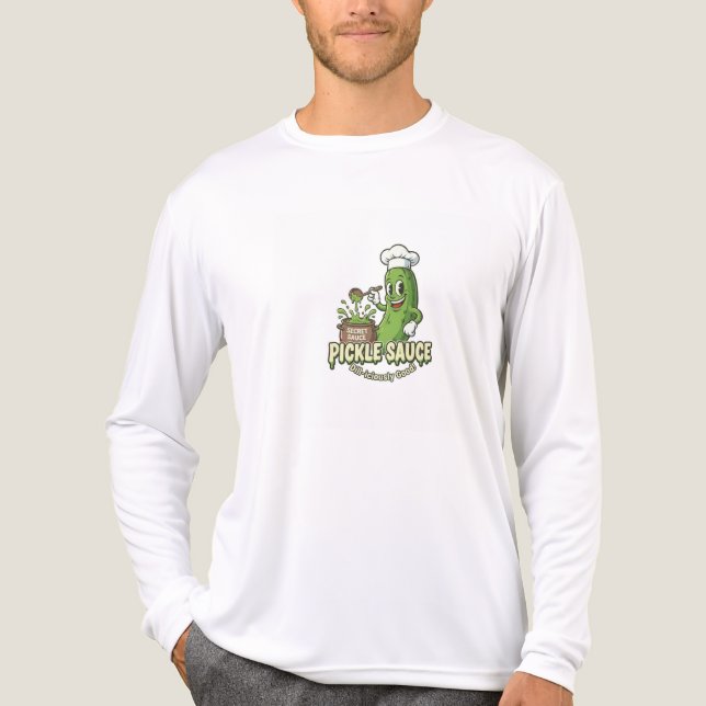 Humour Pickle Sause Tri-Blend Shirt (Front)