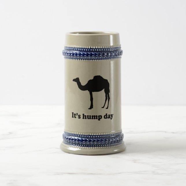 Hump Day Beer Stein (Center)