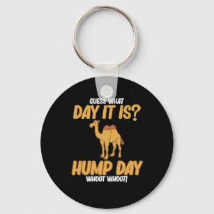 Hump Day Camel Animal Lover Camels Pet Owner Graph Keychain
