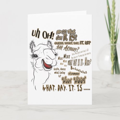 Hump Day Camel Card