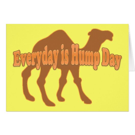 Hump Day Camel Cards (Front Horizontal)
