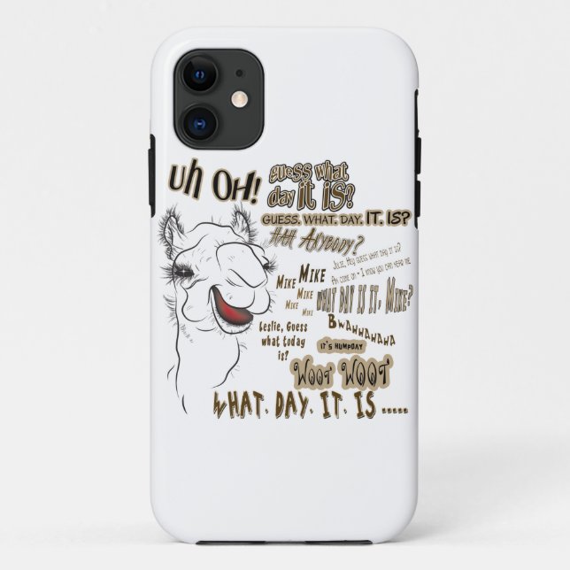 Hump Day Camel Case-Mate iPhone Case (Back)