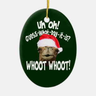 Hump Day Camel Christmas Ornament