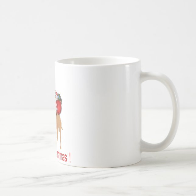 Hump Day Camel Christmas with Santa Coffee Mug (Right)