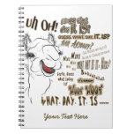 Hump Day Camel Notebook at Zazzle