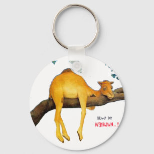 Hump Day Camel .. Overblown Keychain