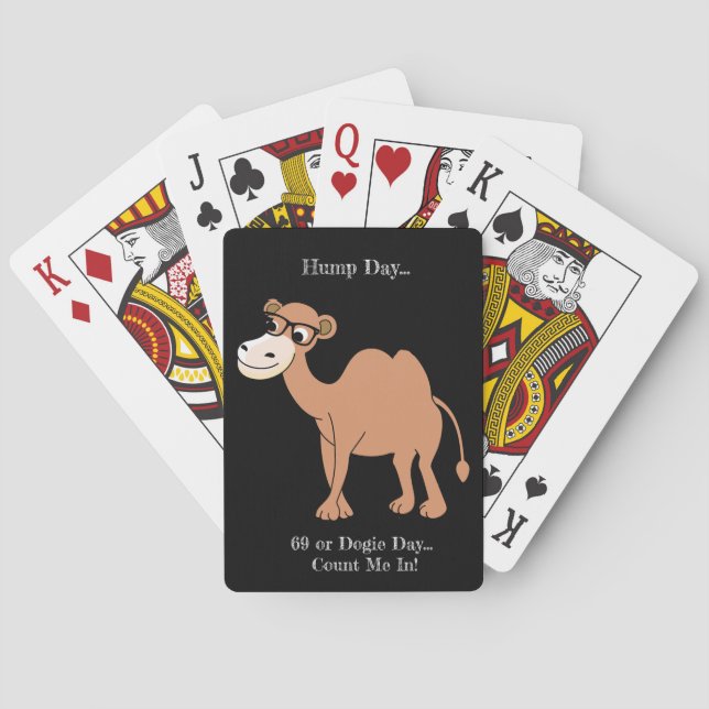 Hump Day Camel .. Overblown Poker Cards (Back)