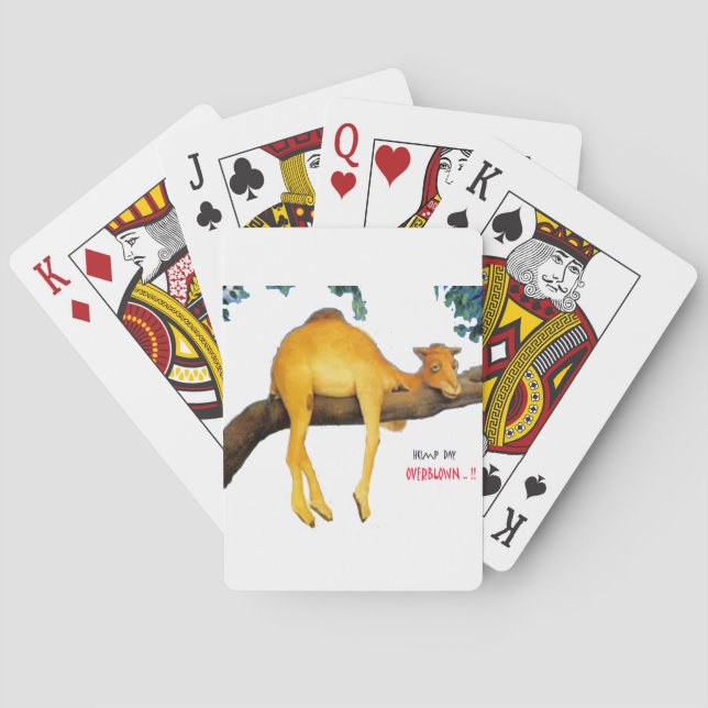Hump Day Camel .. Overblown Poker Cards (Back)