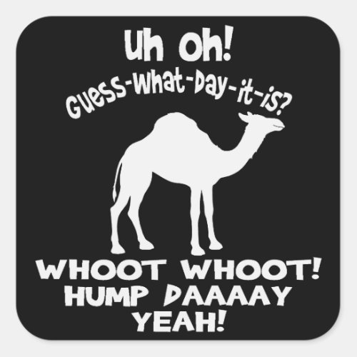 Hump Day Camel Stickers