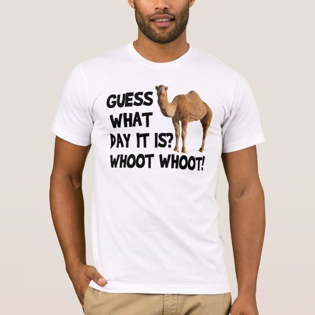 Hump Day Camel T-shirt (Front)