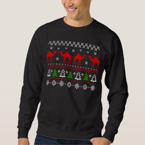 Hump Day Camel Ugly Christmas Sweater Sweatshirt