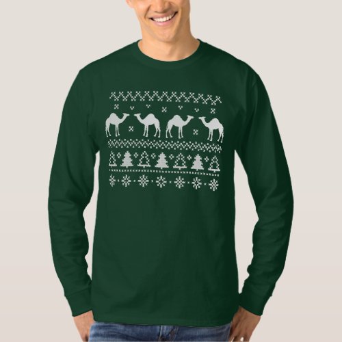 Hump Day Camel Ugly Christmas Sweater T_shirt