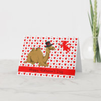 Hump Day Camel Valentine's Day card