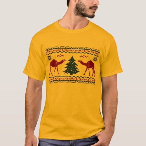 Hump Day Christmas Camel Ugly Sweater T Shirt
