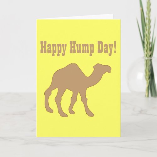 Hump day  Happy Hump Day Card