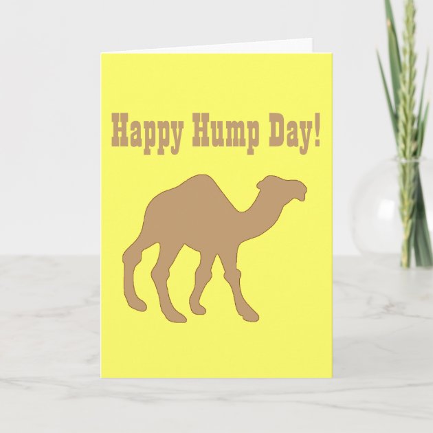 Hump Day Happy Hump Day Card Zazzle