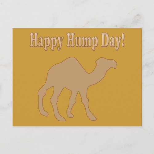 Hump day  Happy Hump Day  Postcard