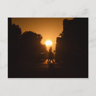 Hump Day Sunset Over Oakland Postcard