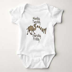 Hump Day Week Days Baby Bodysuit