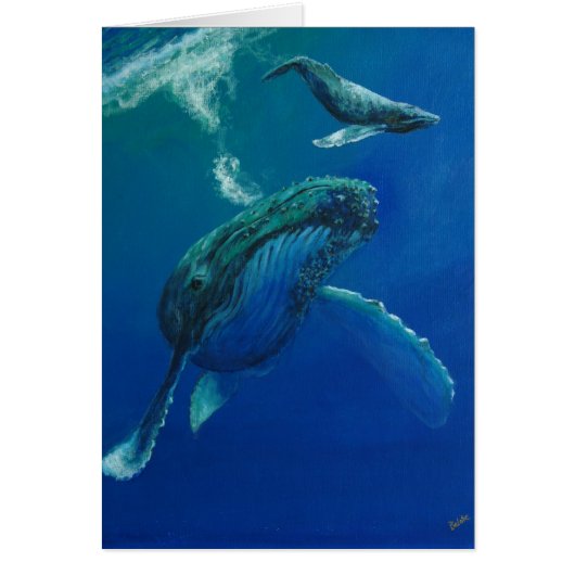 Humpback and Calf Cards (Front)