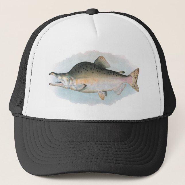 Humpback Salmon Fishing Hat (Front)