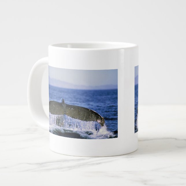 Humpback tail. giant coffee mug (Front Left)
