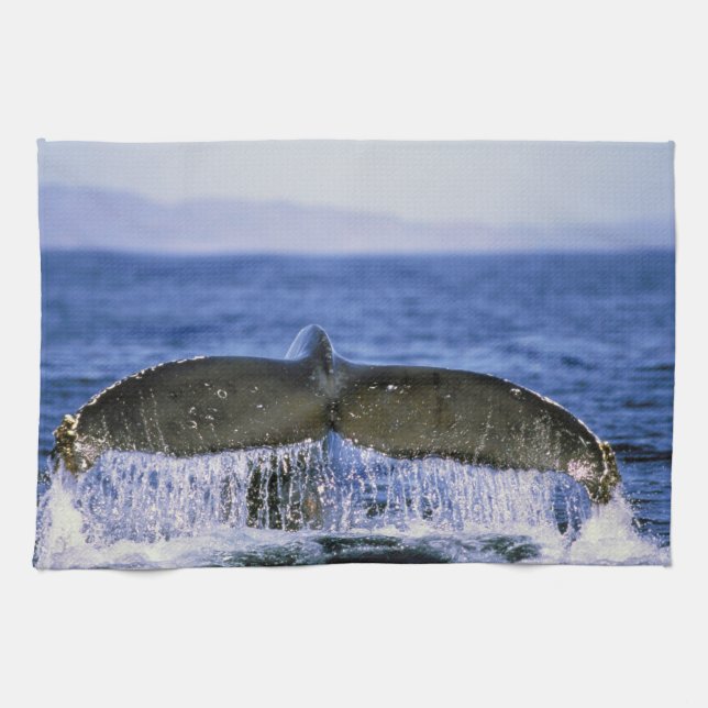Humpback tail. towel (Horizontal)