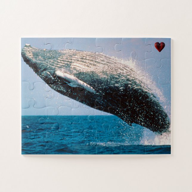 Humpback Whale Alaska Jigsaw Puzzle (Horizontal)