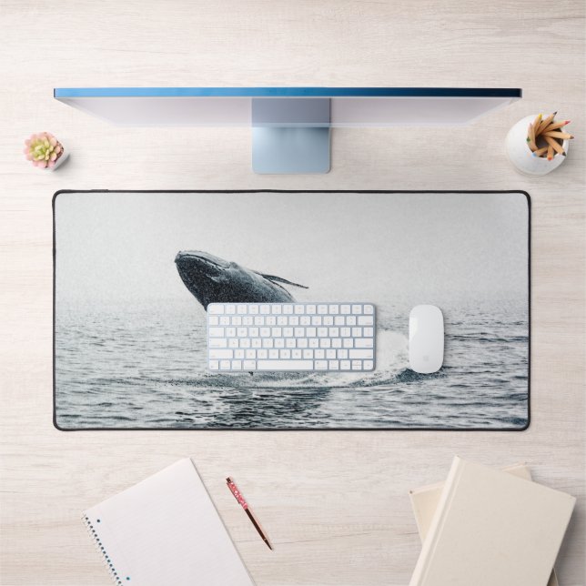 Humpback Whale Calf Desk Mat (Office 1)