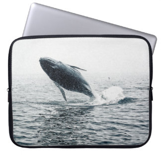 Humpback Whale Calf Laptop Sleeve