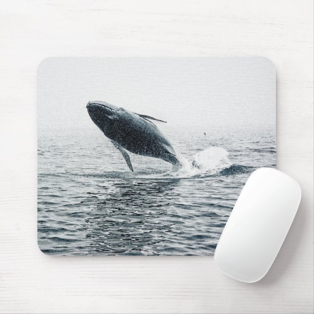 Humpback Whale Calf Mouse Pad (With Mouse)