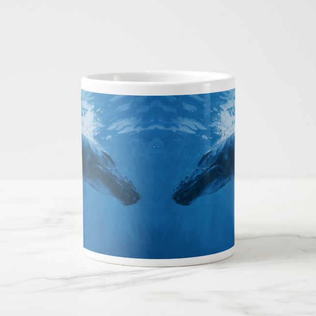 Humpback Whale Giant Coffee Mug (Front)