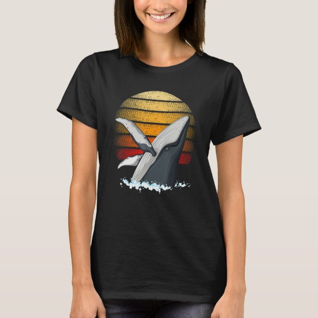 Humpback Whale Marine Biology Marine Life Marine B T-Shirt (Front)