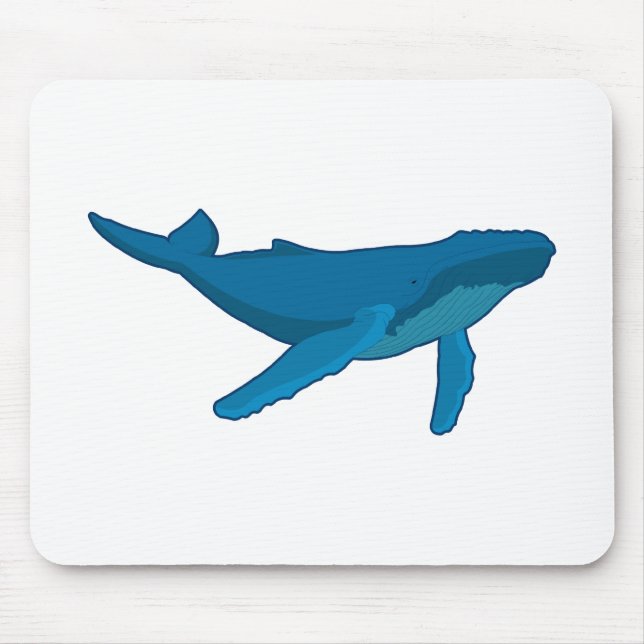 Humpback Whale Mouse Pad (Front)