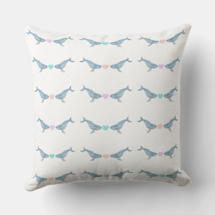 Humpback Whale Outdoor Pillow
