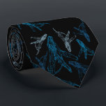 Humpback whale patterned tie<br><div class="desc">Humpback whale patterned tie</div>