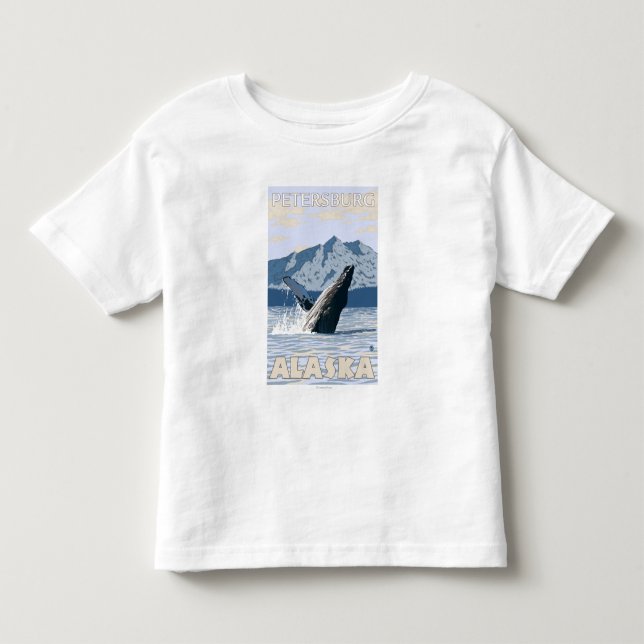 Humpback Whale - Petersburg, Alaska Toddler T-shirt (Front)
