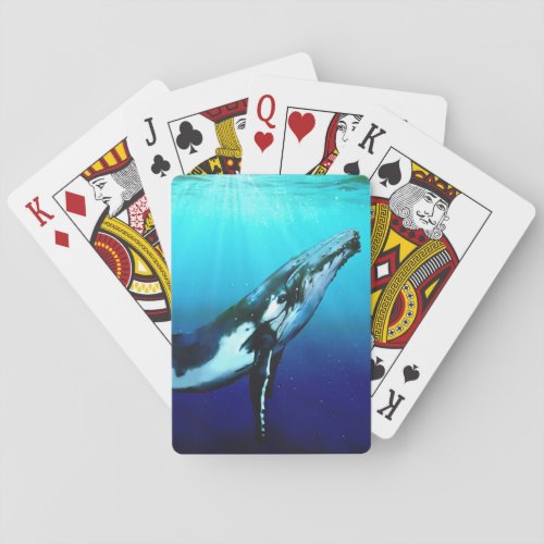 Humpback Whale Playing Cards