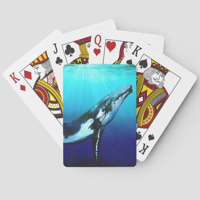 Humpback Whale Poker Cards (Back)