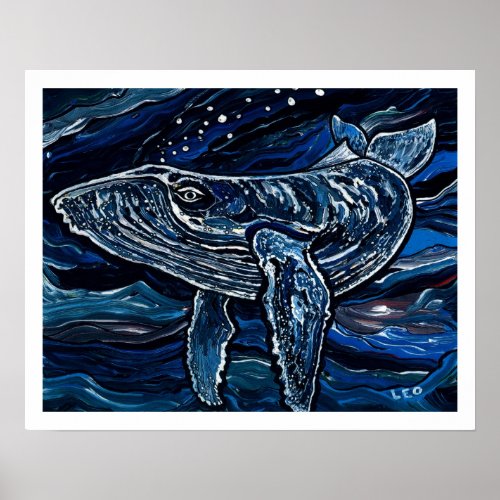 Humpback Whale Poster