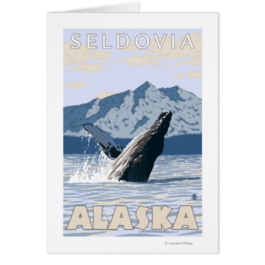 Humpback Whale - Seldovia, Alaska Cards (Front)