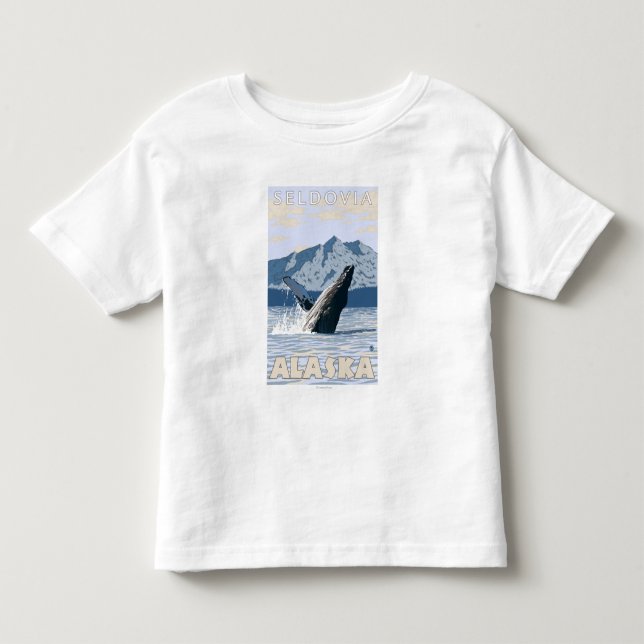 Humpback Whale - Seldovia, Alaska Toddler T-shirt (Front)
