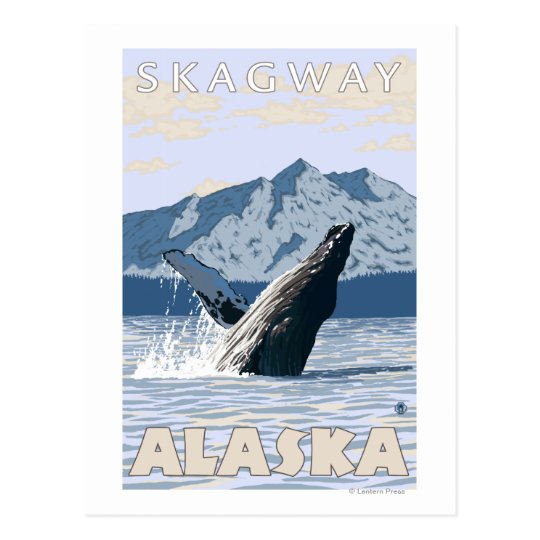 Humpback Whale - Skagway, Alaska Postcard