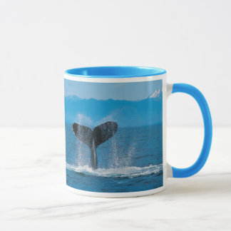 Humpback Whale Tail, Against Whaling Mug