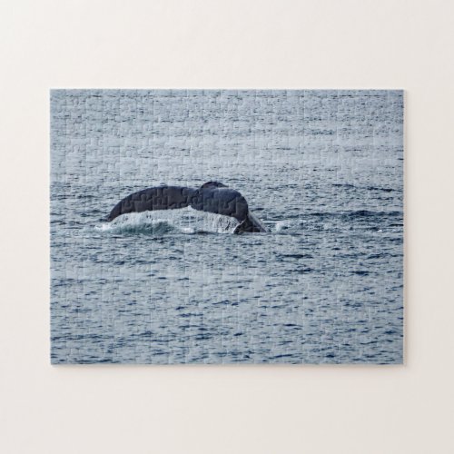 Humpback Whale Tail Alaska Photo Jigsaw Puzzle