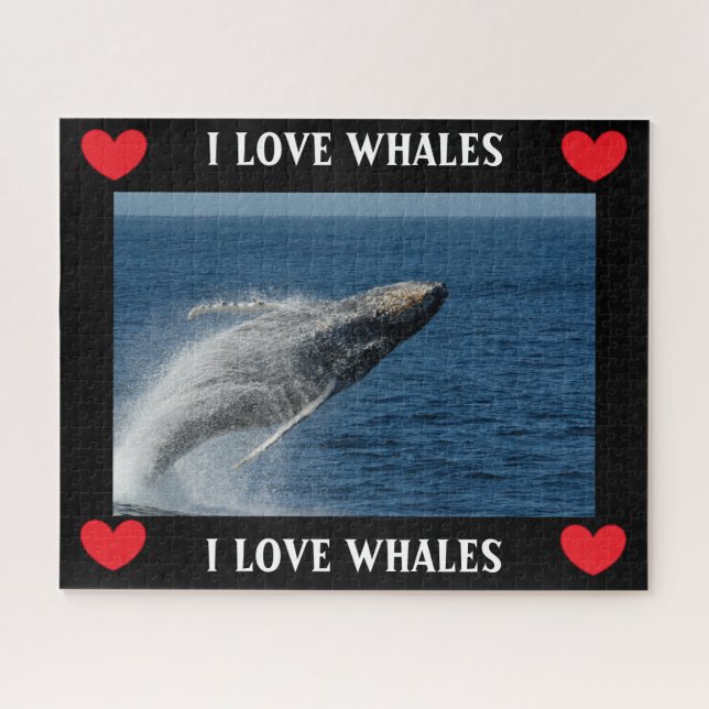 Humpback Whale- The Breach Jigsaw Puzzle (Horizontal)